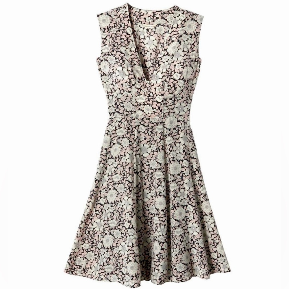 Rebecca Taylor Lindsay Dress w/Pockets! Size: 10 Color: Navy/Pink/White
